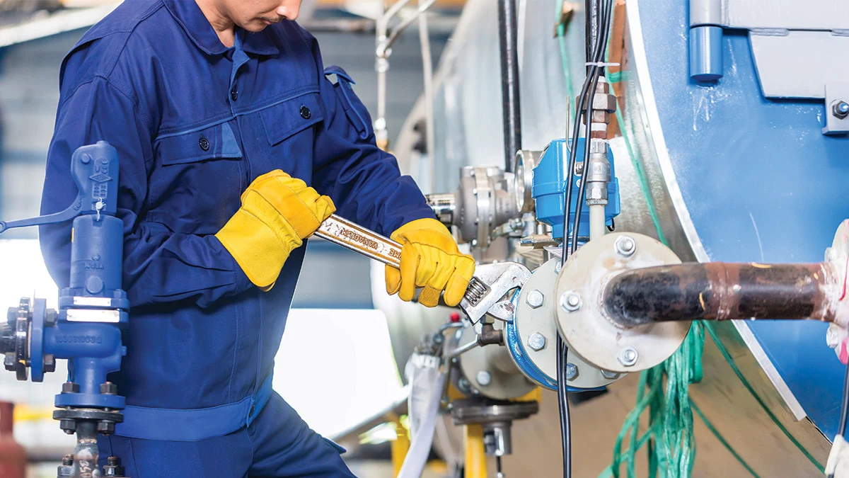 Industrial equipment maintenance